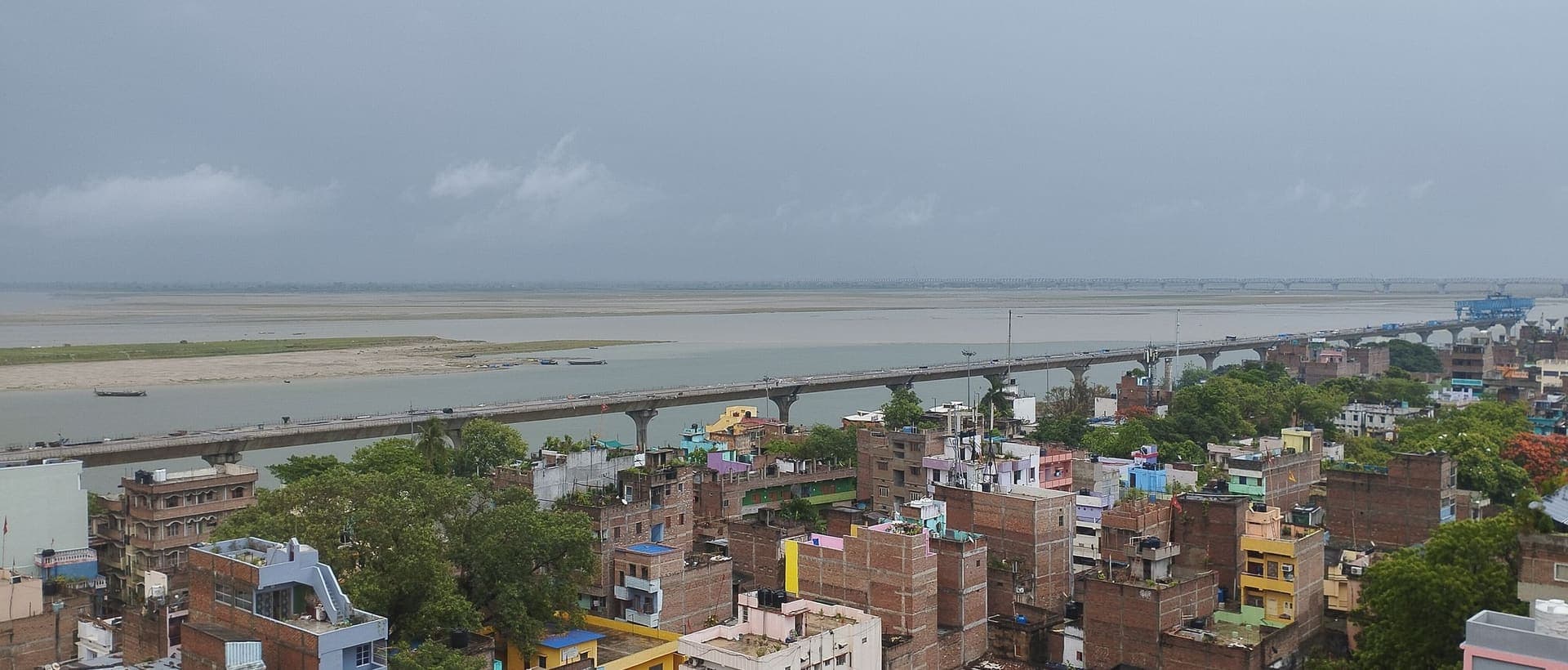 Gandhi Setu across the Ganges near Patna